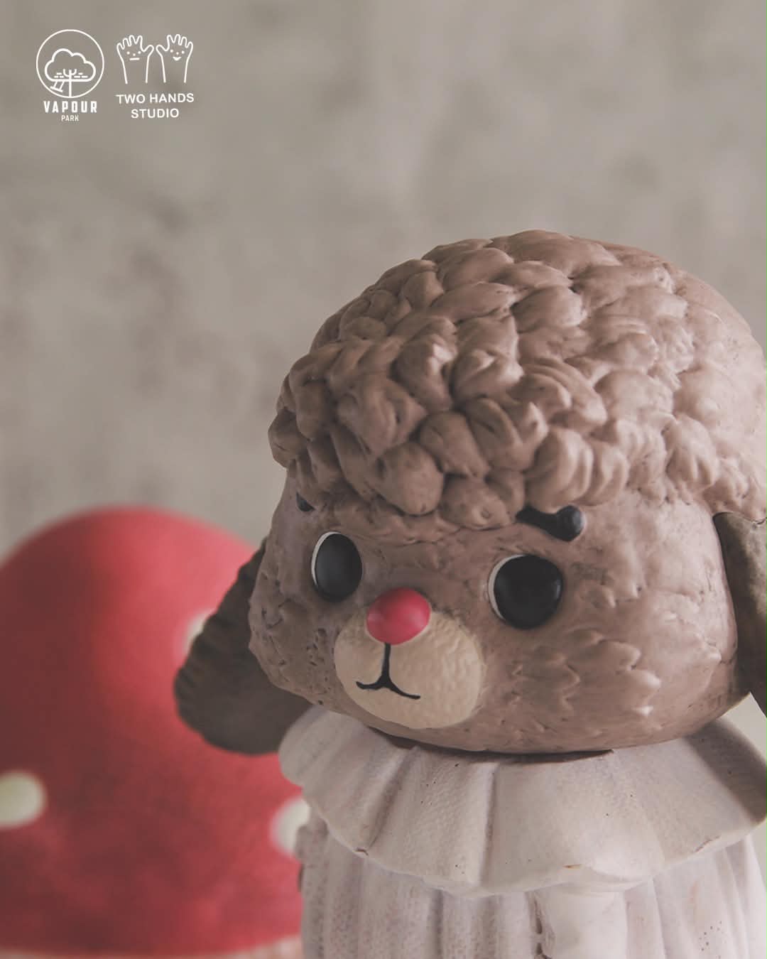 Mushroom Bunny Red Edition by Vapour Park X Two Hands Studio
