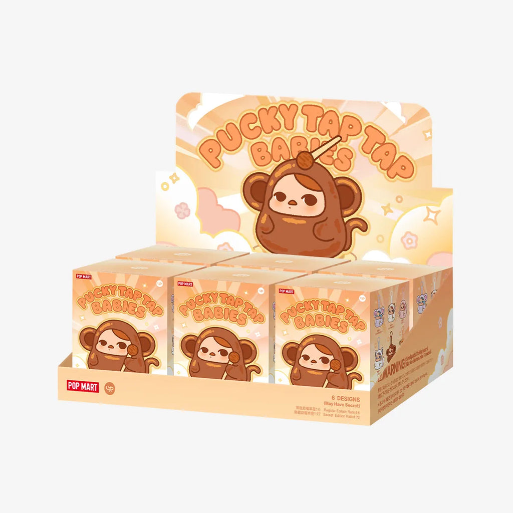 PUCKY Tap Tap Babies Series-Vinyl Plush Pendant Blind Box