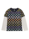 Checkerboard Layered Tee