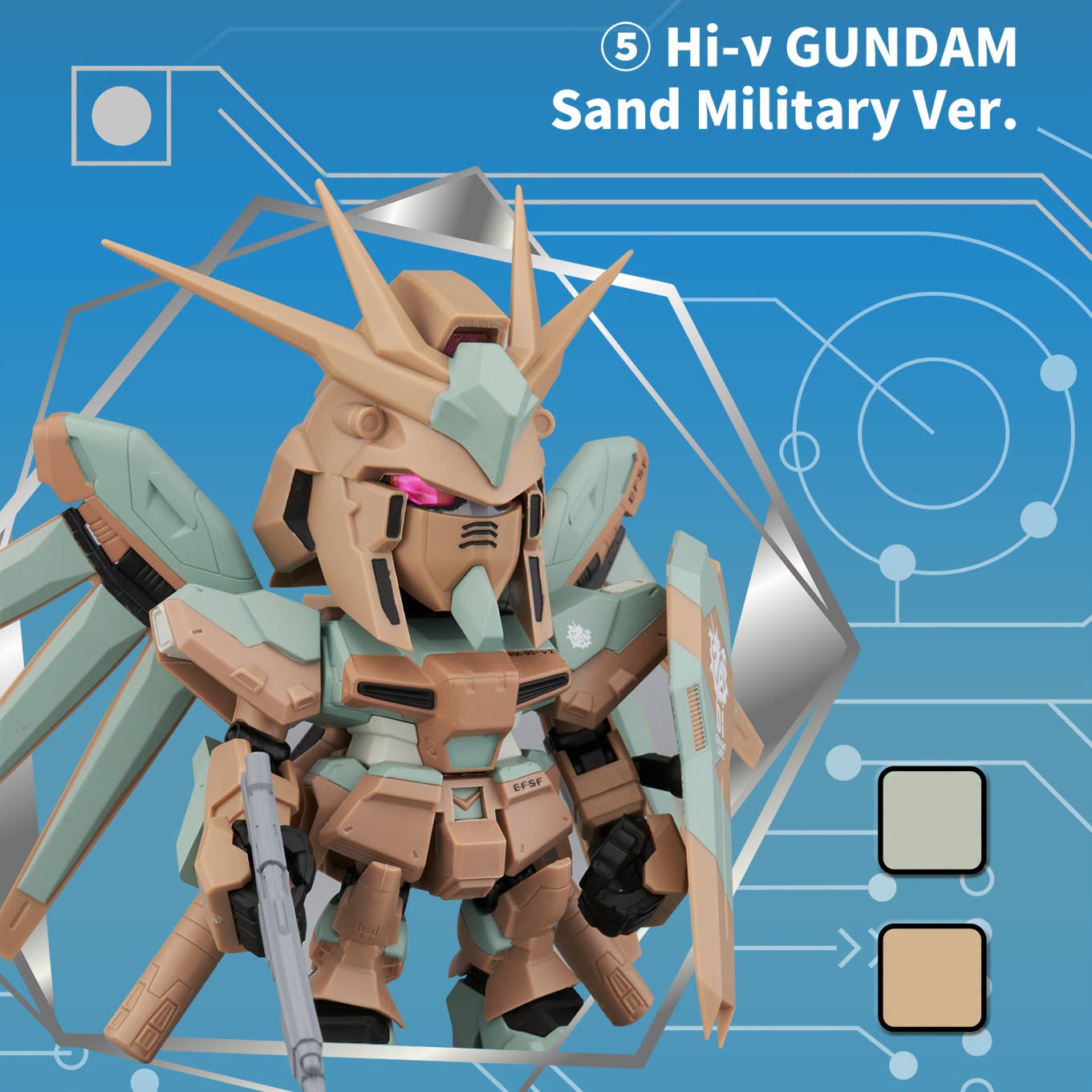 QMSV MINI Hi-ν Gundam Blind Box - Preorder