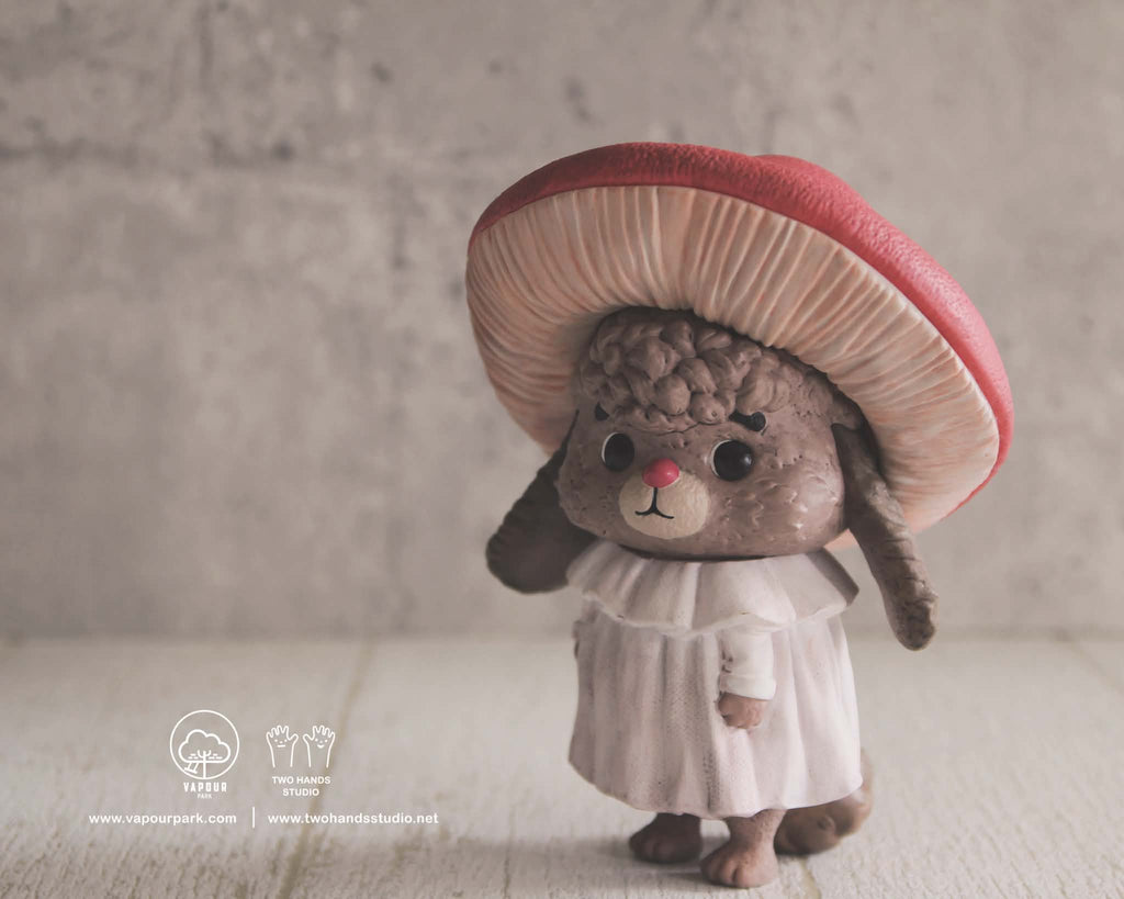 Mushroom Bunny Red Edition by Vapour Park X Two Hands Studio