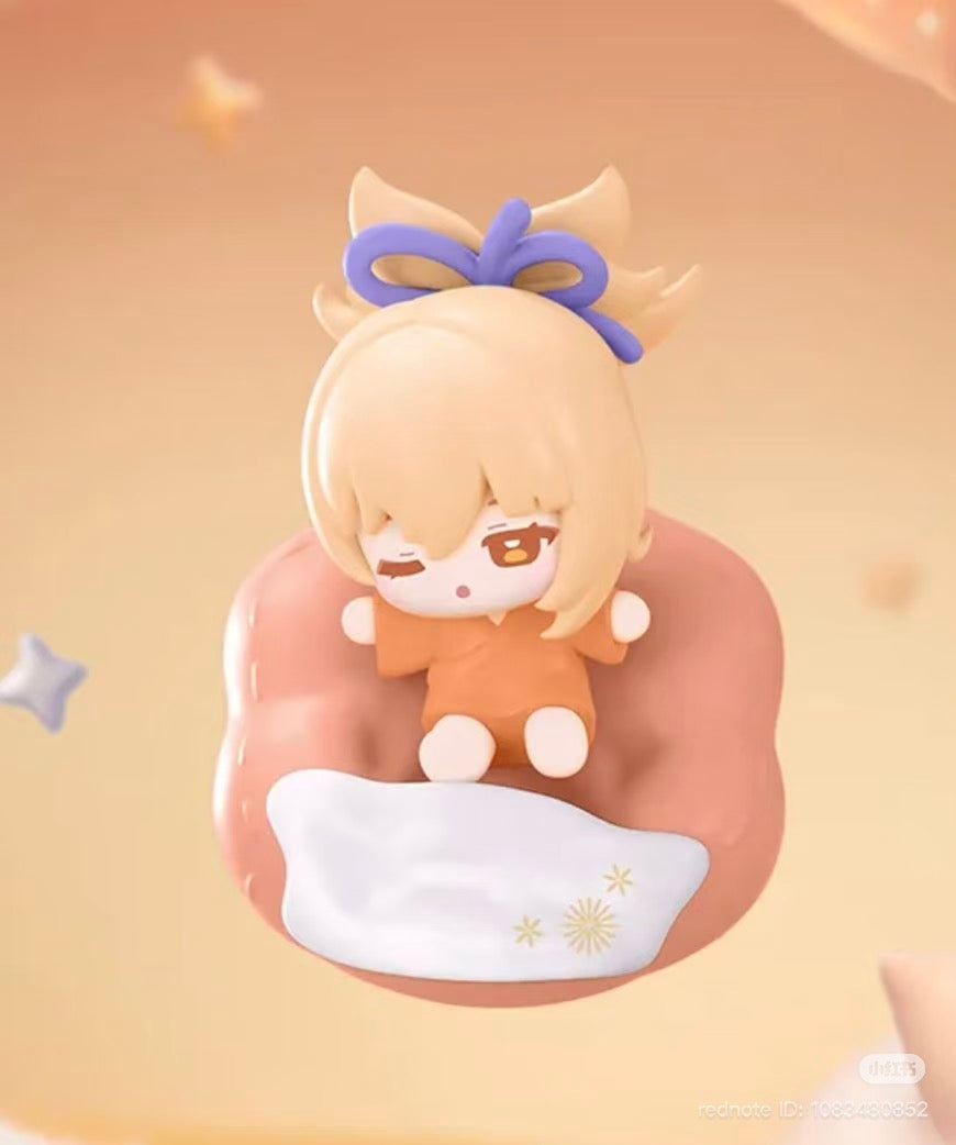 Genshin Impact Cloud Pillow Reverie Series Chibi Fridge Magnet Blind Box -Preorder