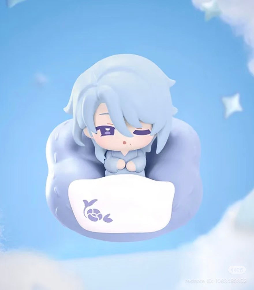 Genshin Impact Cloud Pillow Reverie Series Chibi Fridge Magnet Blind Box -Preorder