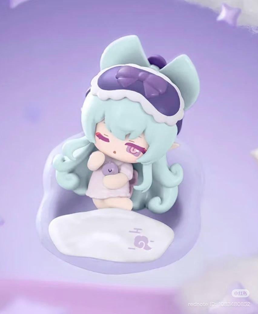 Genshin Impact Cloud Pillow Reverie Series Chibi Fridge Magnet Blind Box -Preorder