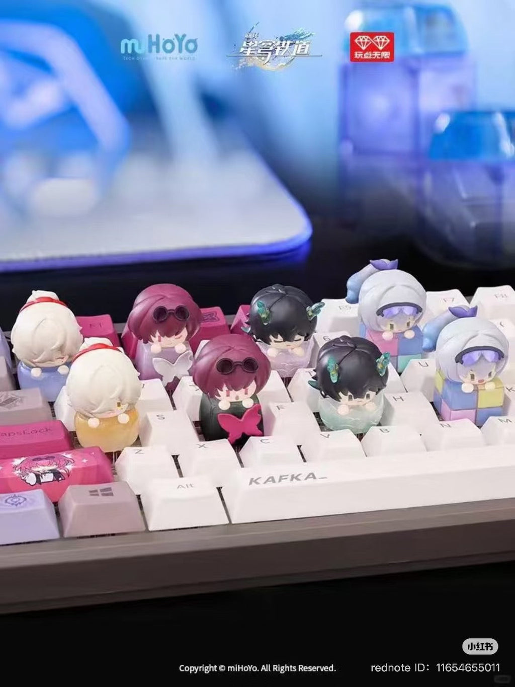 Honkai Impact 3rd Keycap Pendant Blind Box Series