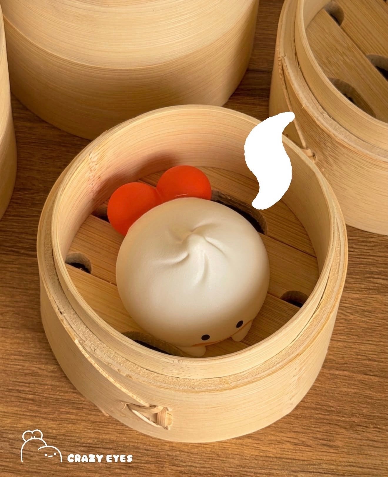 Soup Dumpling Shrimp Resin Blind Box by Crazy Eyes