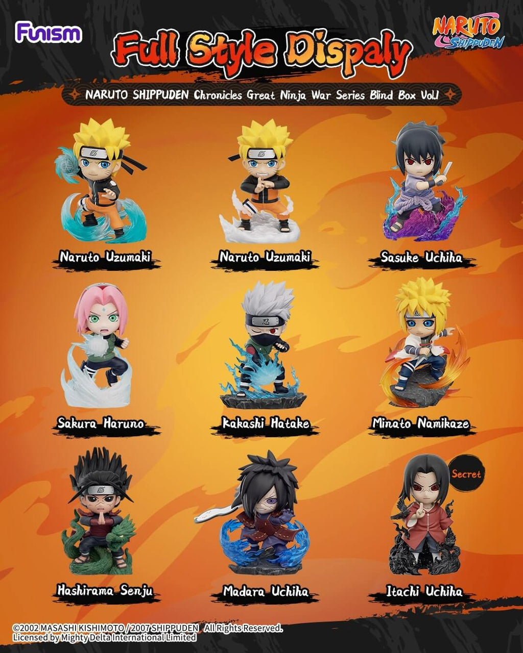 NARUTO SHIPPUDEN Chronicles Great Ninja War Vol.1 Series Blind Box