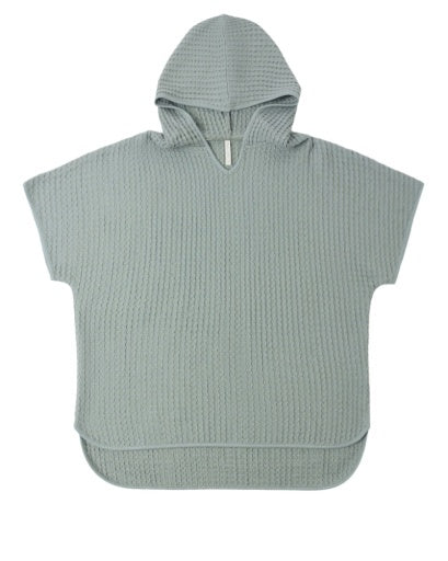BEACH PONCHO SEA GREEN