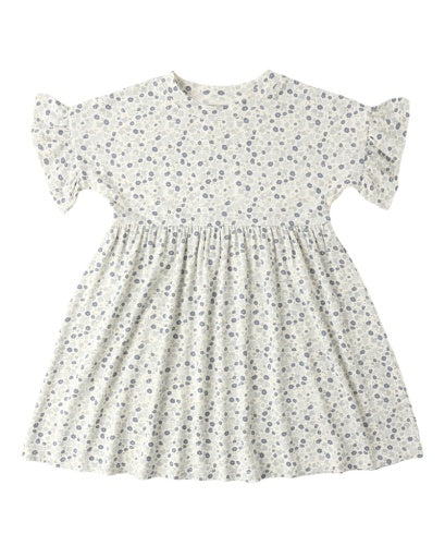 BABYDOLL DRESS BLUE DITSY