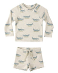 BOYS RASHGUARD SET ALLIGATORS